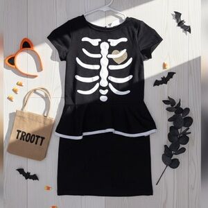 Girls Skeleton Dress
